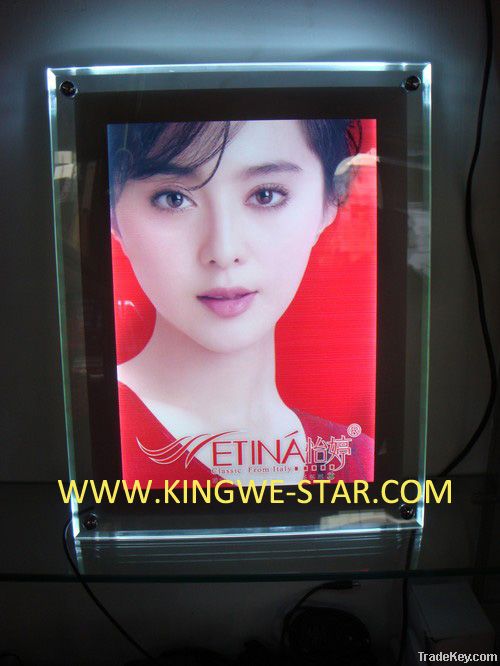 Water-proof acrylic frame LED light box new style