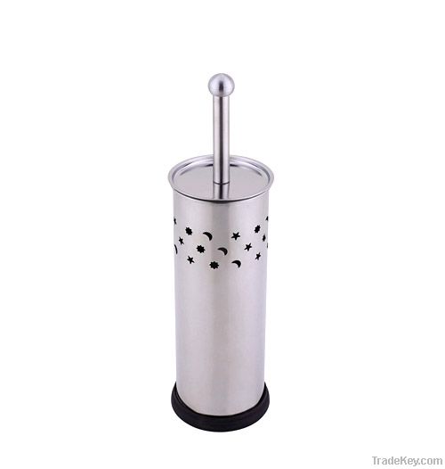 Stainless steel toilet brush holder