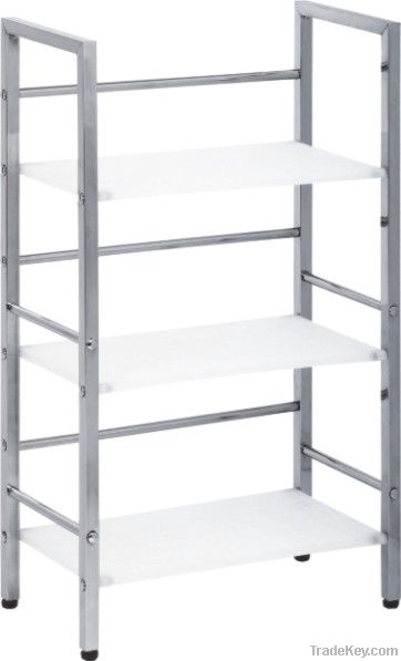 Metal and Stainless Steel 3 Tier Bathroom Rack