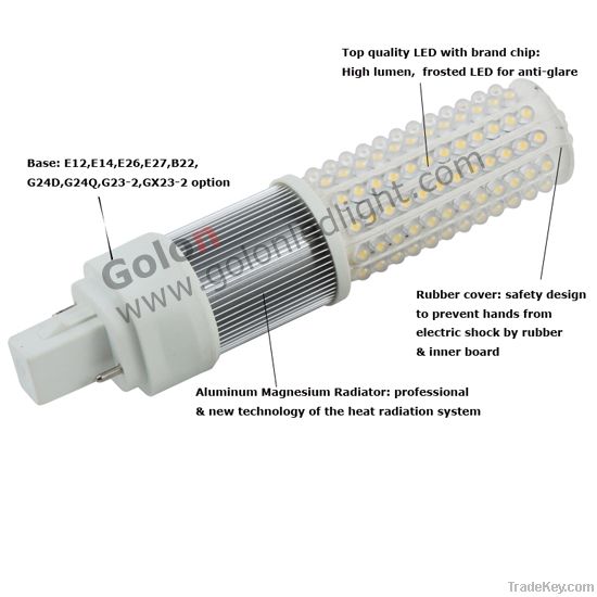 E27 LED PLC, G24 LED lamp, G24 LED down light