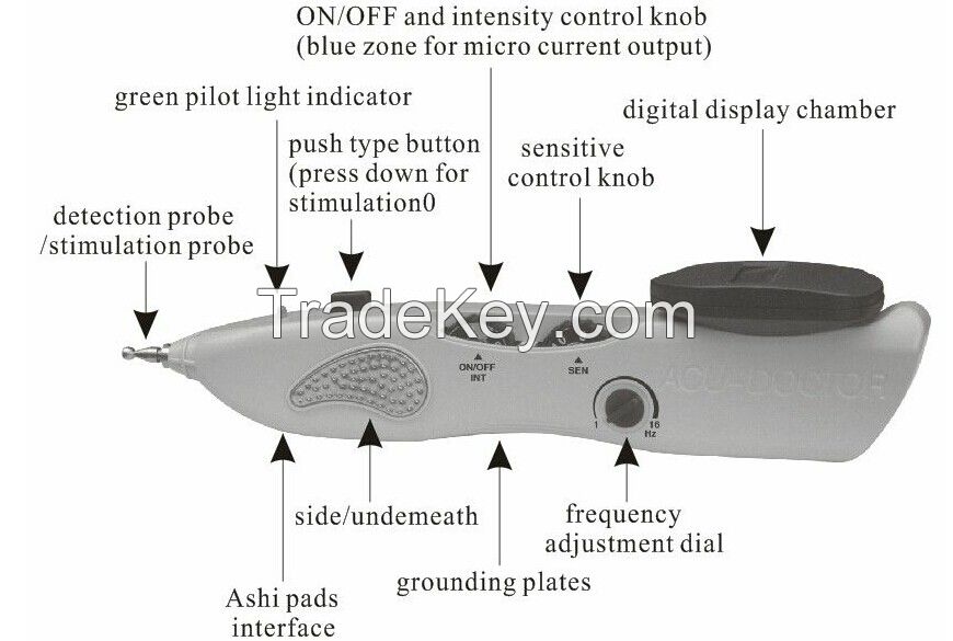 Electro Acupuncture Stimulator with Acupoint Detector/God&#039;s Magic Pen 