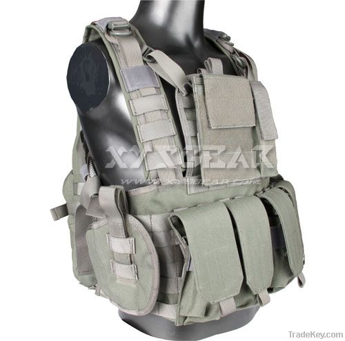 Tactical Molle Recon Vest Pack Combo