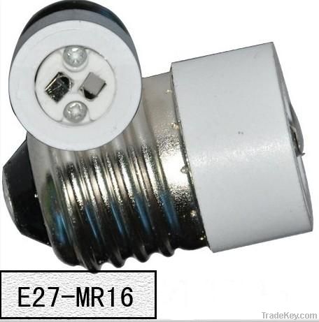 E27 to MR16 converter lamp holder adapter ceramics with CE & Rohs