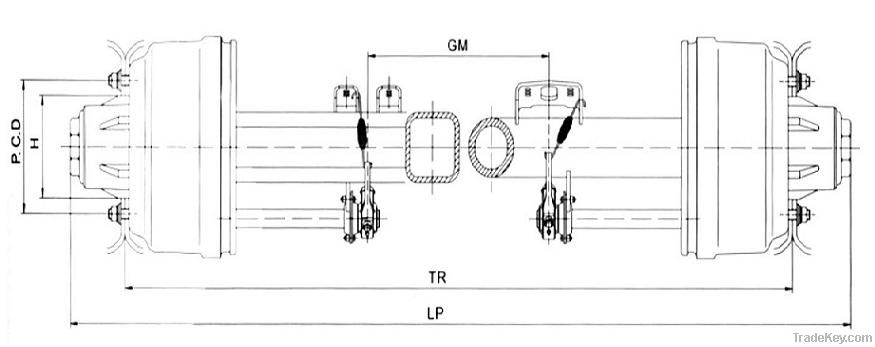 American Type Outboard Drum Axle Series