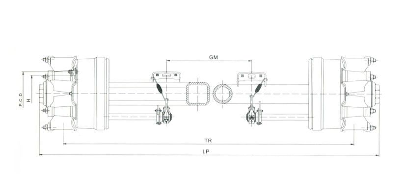 Axle - Spoke Hub Axle Series