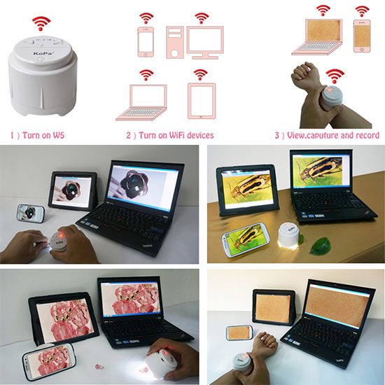 Educational Market -WiFi Microscope for iPhone, iPad, Android, tablet, PC