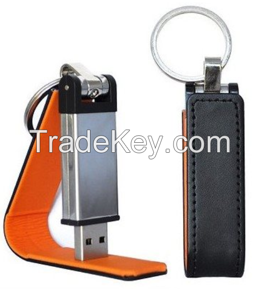 usb pu leather flash drive