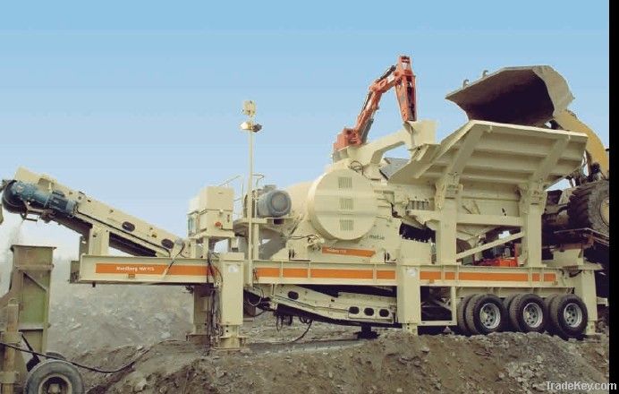 VIPEAK Mobile stone Jaw Crusher plant