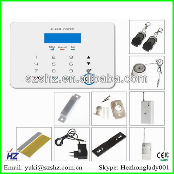 2014 Intelligent home security GSM Alarm System GSM-X6