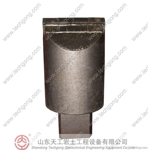 Flat teeth/foundation drilling bits