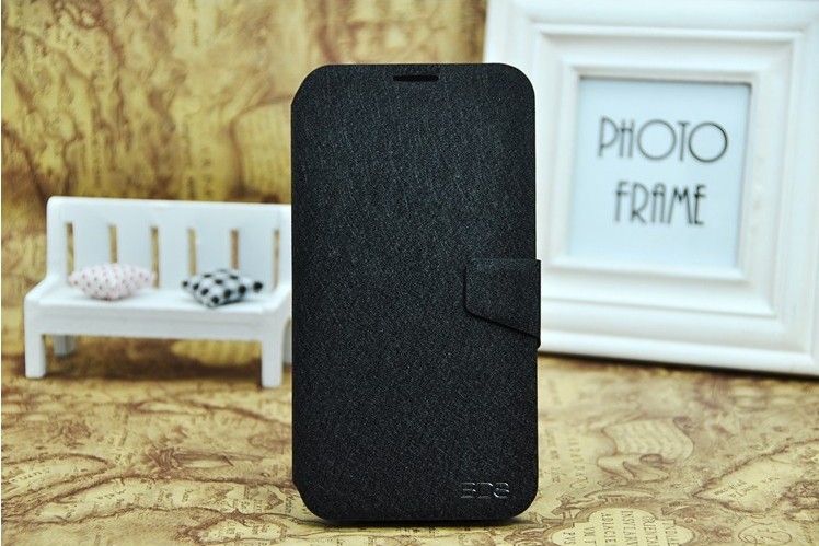 Flip leather wallet case for samsung I8552 