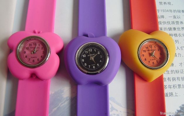 Kids Popular Silicone Slap Watches