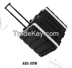 rack case with trolley, ABS flight case