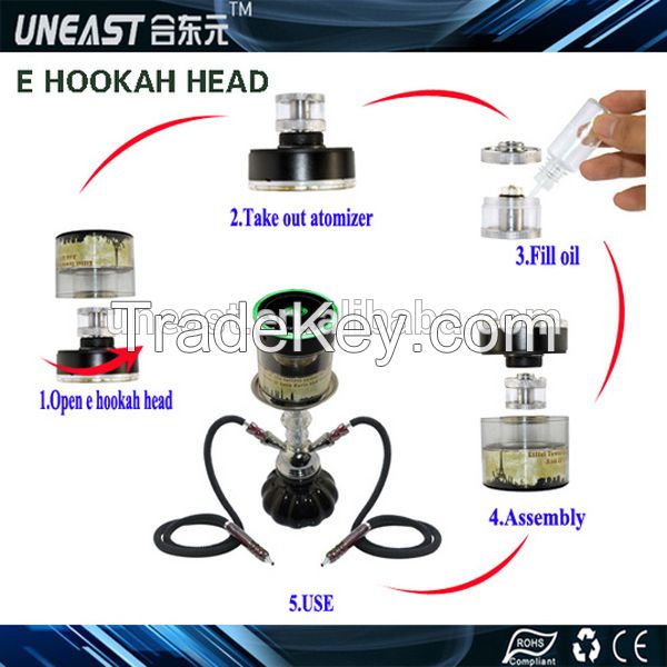 Uneast vaporizer 30W ehead hookah pipes wholesale