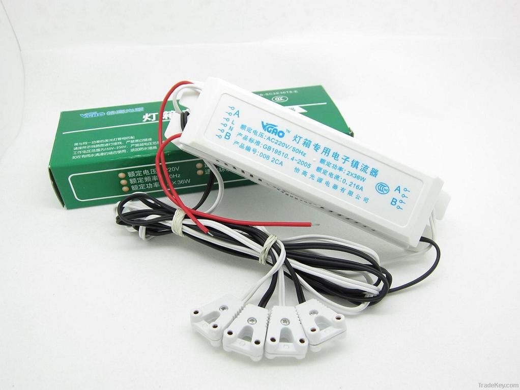 T8 & T4 Fluorescent electronic ballast 2*36