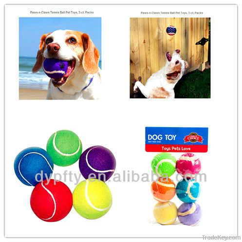 Colorful Tennis Ball  Pet Tennis Ball