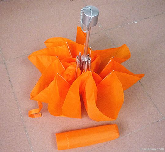 21inch aluminum frame 3 folding umbrella for sale