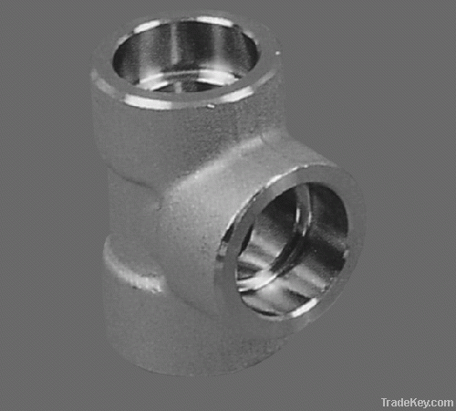 stainless steel socket weld tee