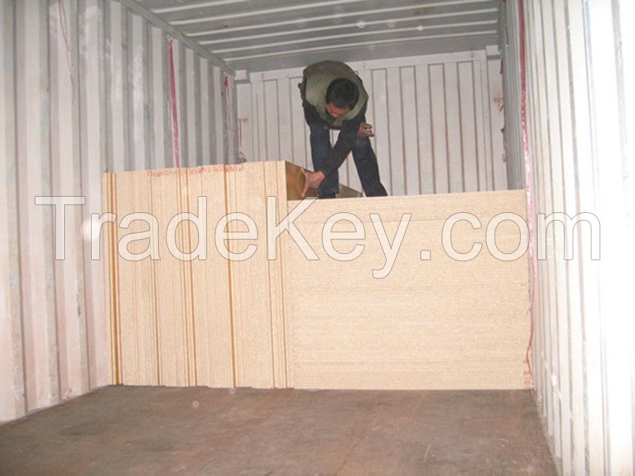 Plain or Raw Flakeboard / Melamine Particle Board / UV Chipboard / Veneer Flakeboards