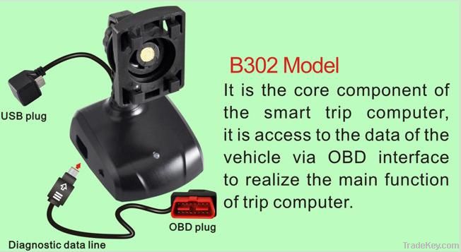 Car Accessory GPS, Radar Warning TPMS Oil Statistic A60X trip computer