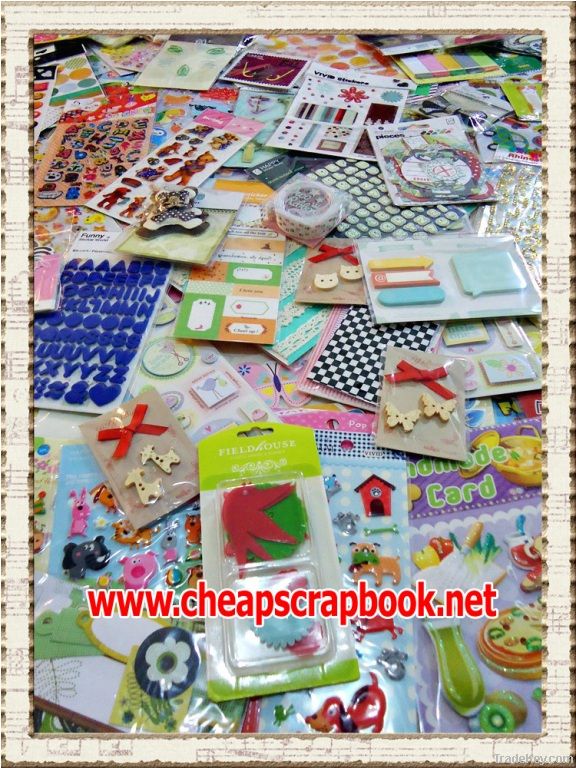 Wholesale new 230 sheets scrapbooking supplies, Free ship