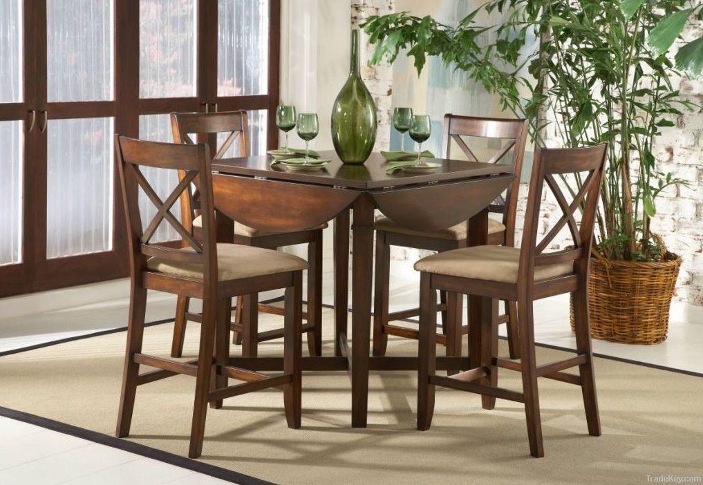 WOOD PUB DINING SET