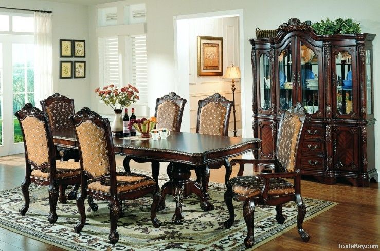 WOODEN DINING ROOM SET