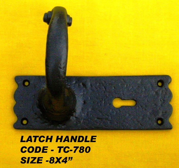 LATCH HANDLE CASTIRON WITH POWDER COATED