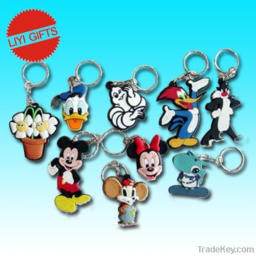 Soft Pvc Keychains / Keyrings