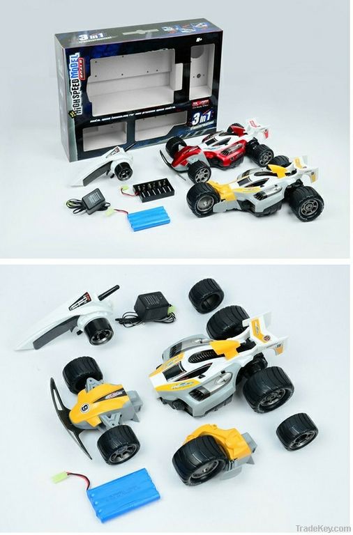 2.4G 3 in 1 full scale 1:12 R/C car