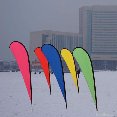 teardrop flag, feather flag, beach flag