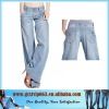 Wholesale Latest Girl&#039;s Enzyme Wash Leisure Jeans Pants