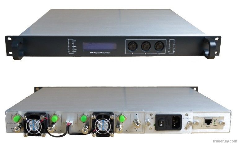 C +L-Band Satellite Optical Transmitter, 47~862 & 950~2600MHz