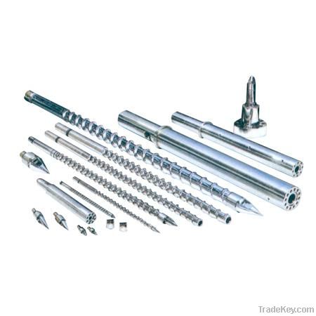 Assiemble parts of screw barrel