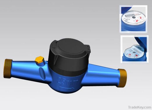 Multi jet dry type vane wheel water meter