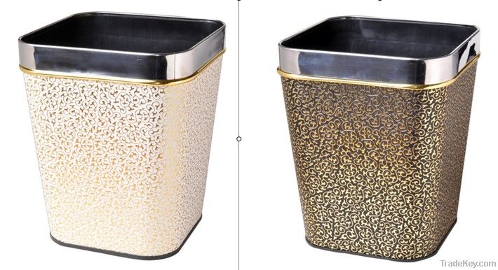 leather dustbin