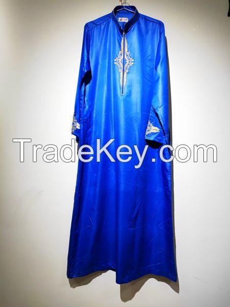 en Muslim Robes Dubai Kaftan Islamic Clothing Arabic Prayer Eid Clothes Indian Middle East Jubba Thobe