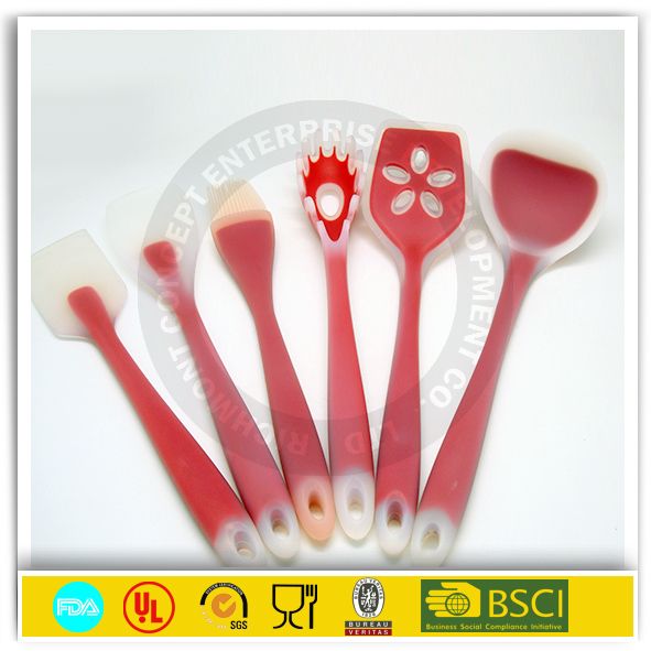 2014 new products shower silicone spatula, baking utensils