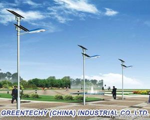 100w solar street light system