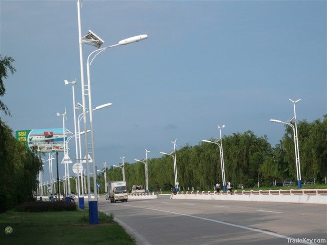 galvanized Spray paint steel pole lighting