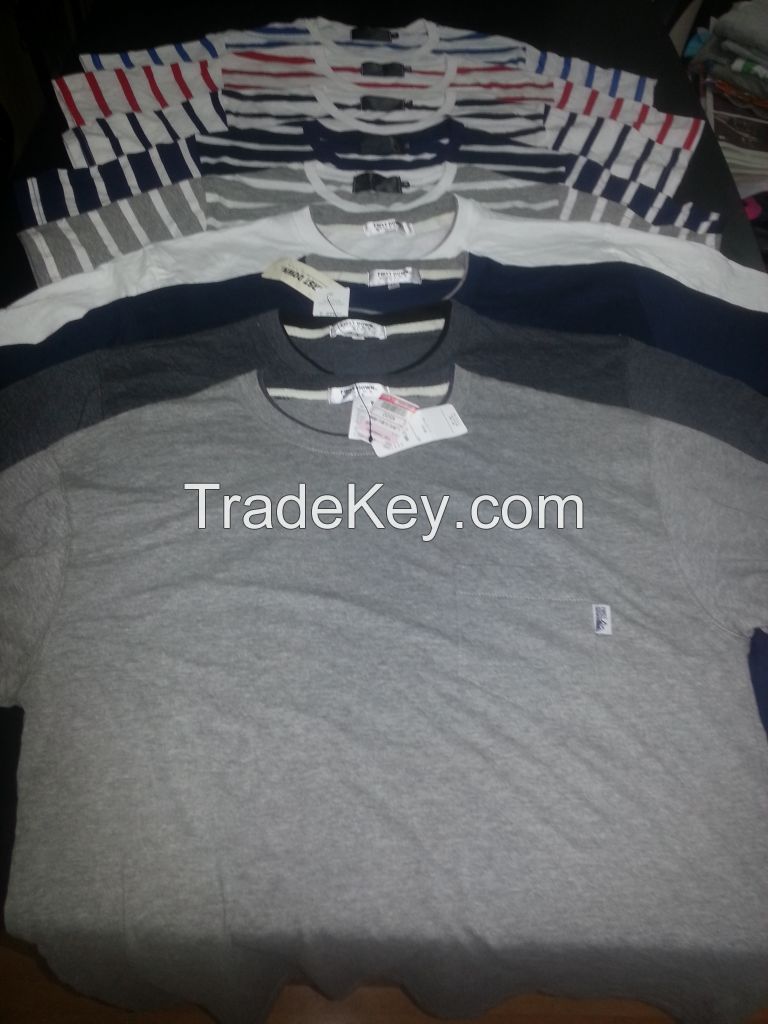 Bangladesh Garments Stocklot- Men's Solid T-Shirt 140000pcs