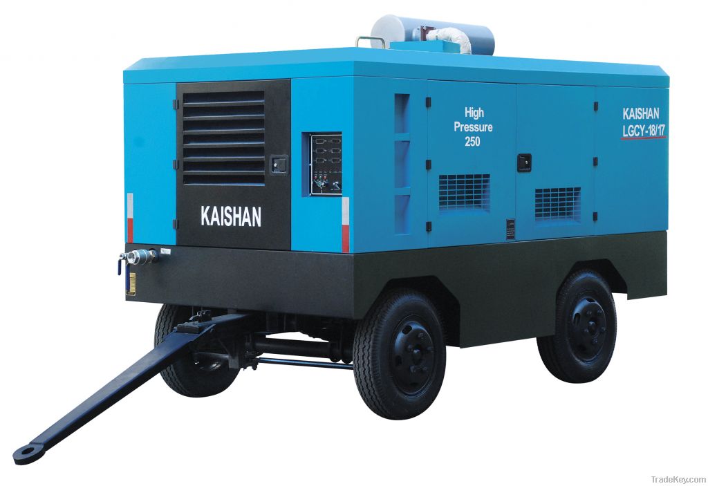 LGCY-18/17 Diesel Portable Screw Air Compressor for Sale