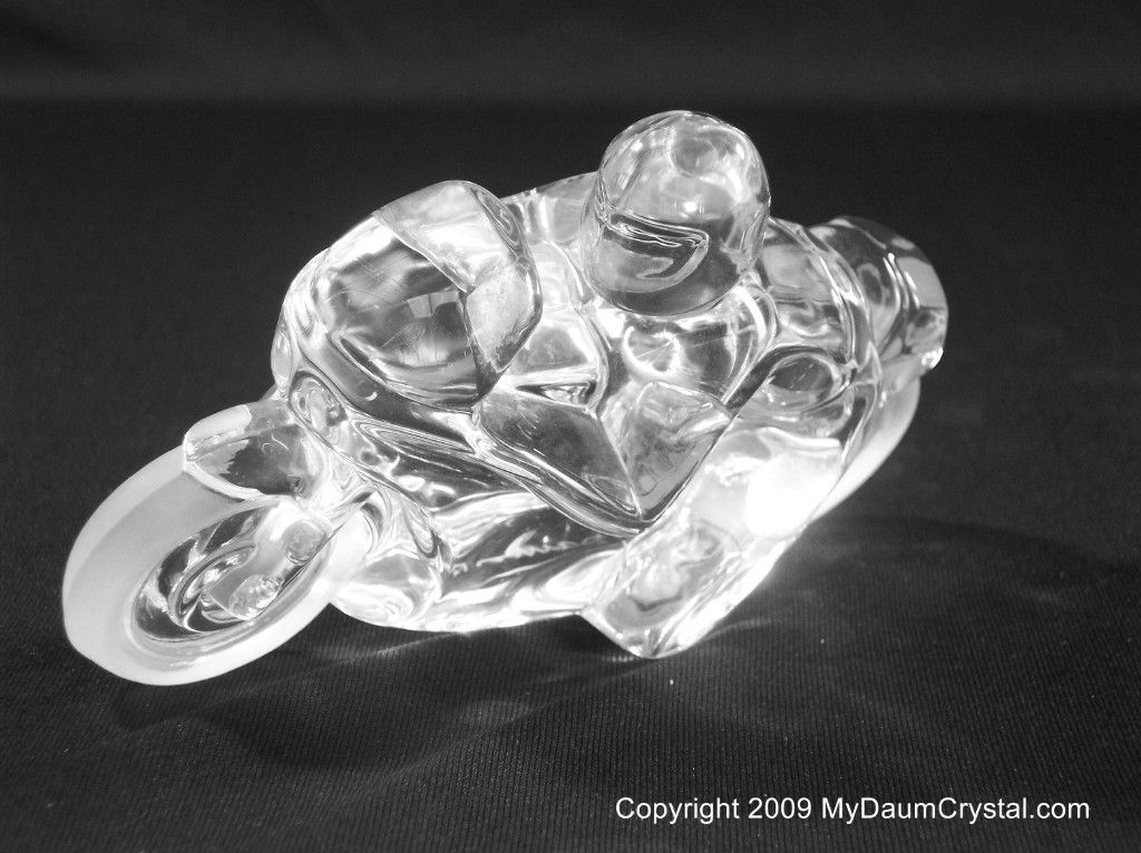 Crystal Motorbike Model Home Decor Piece