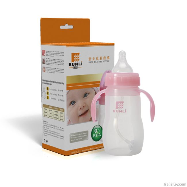 silicone feeding bottle 240ML