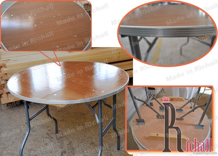 wood folding table