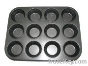 Non-stick 12 cups muffin pan