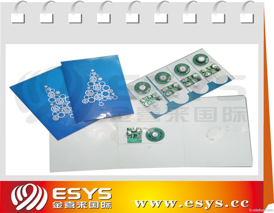 sound module for greeting card