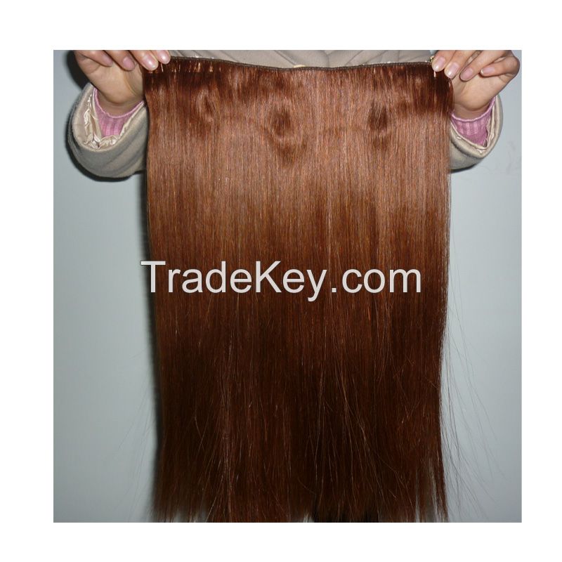 top quality natural wave  Malaysia hair halo hair extensions/flip in hair extensions