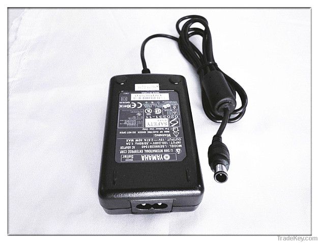 40W Genuine Yamaha AC power adapter 15V, 2.67A