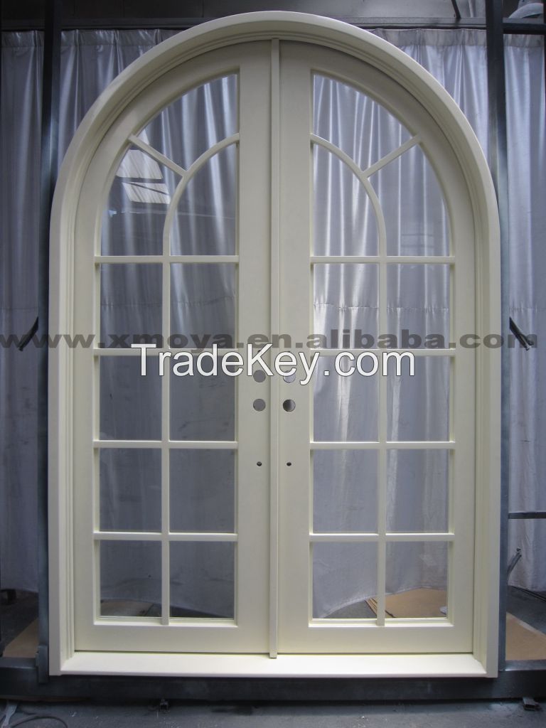 Eyebrow arch wrought iron door for furniture